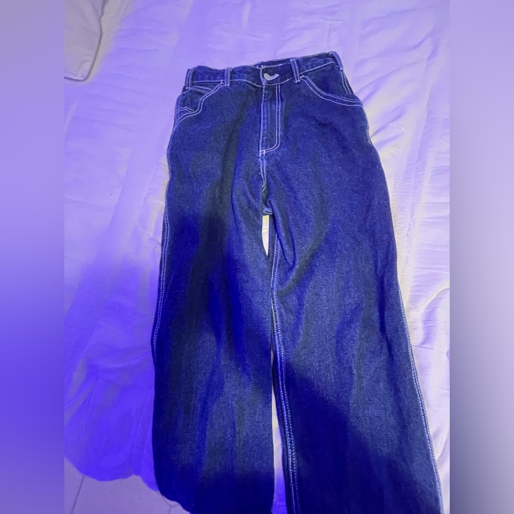 High waisted brandy jeans